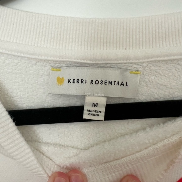 Rosenthal White Sweater with Red Heart - Picture 3 of 3